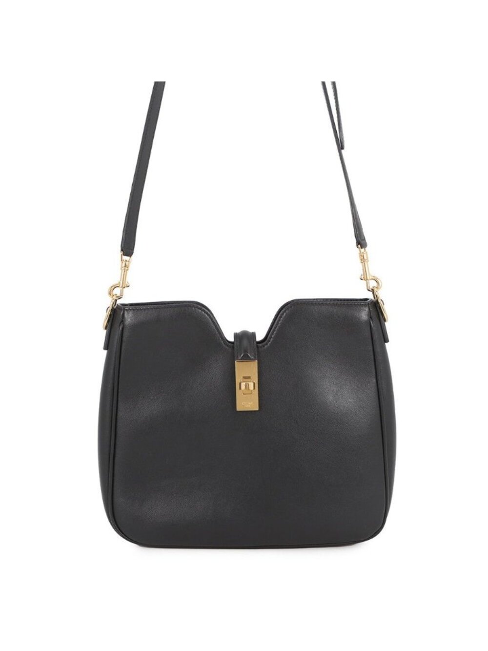Celine Shoulder Bag Small Camille 16 Soft Smooth Calf Leather Black